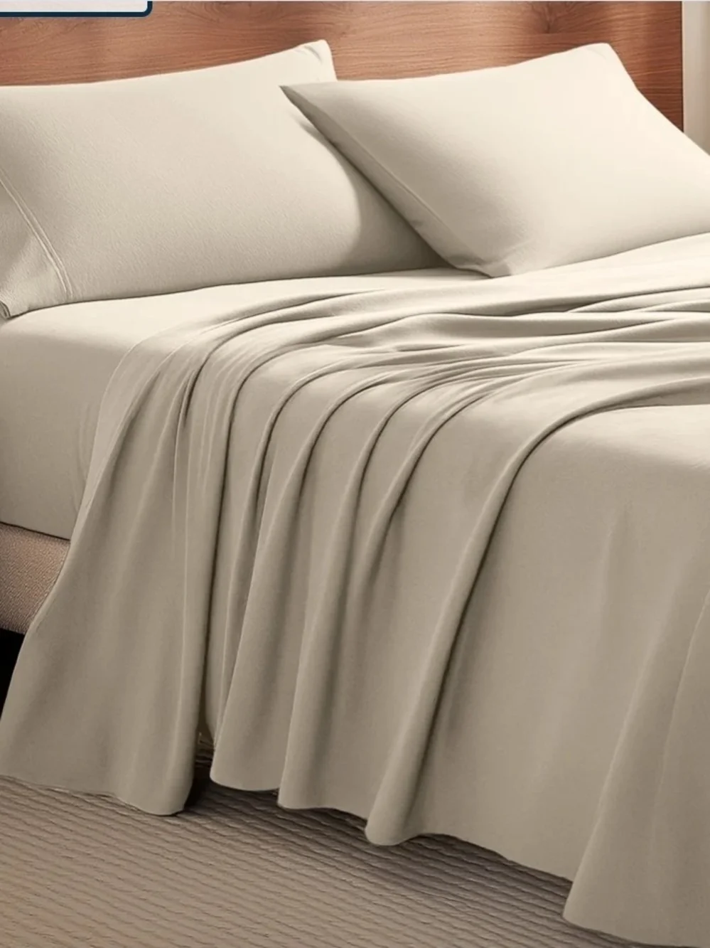 Bare 100% Cotton Flannel Sheet Set Queen